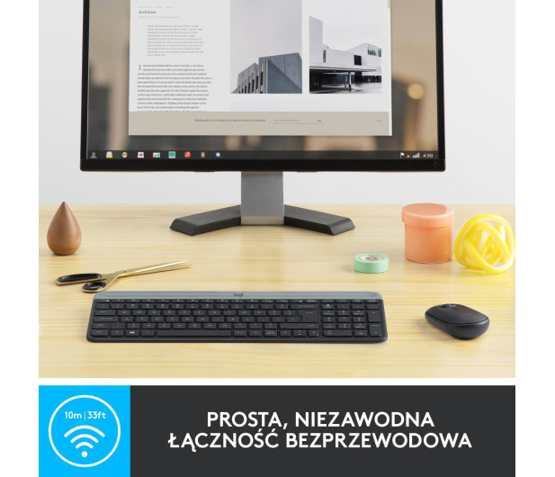 Logitech MK470 grafitowy - 514943 - zdjęcie 9